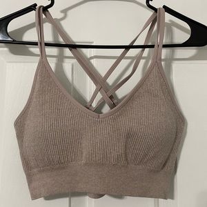 Aerie seamless strappy padded bralette